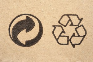 Környezetbarát csomagolás jelzés